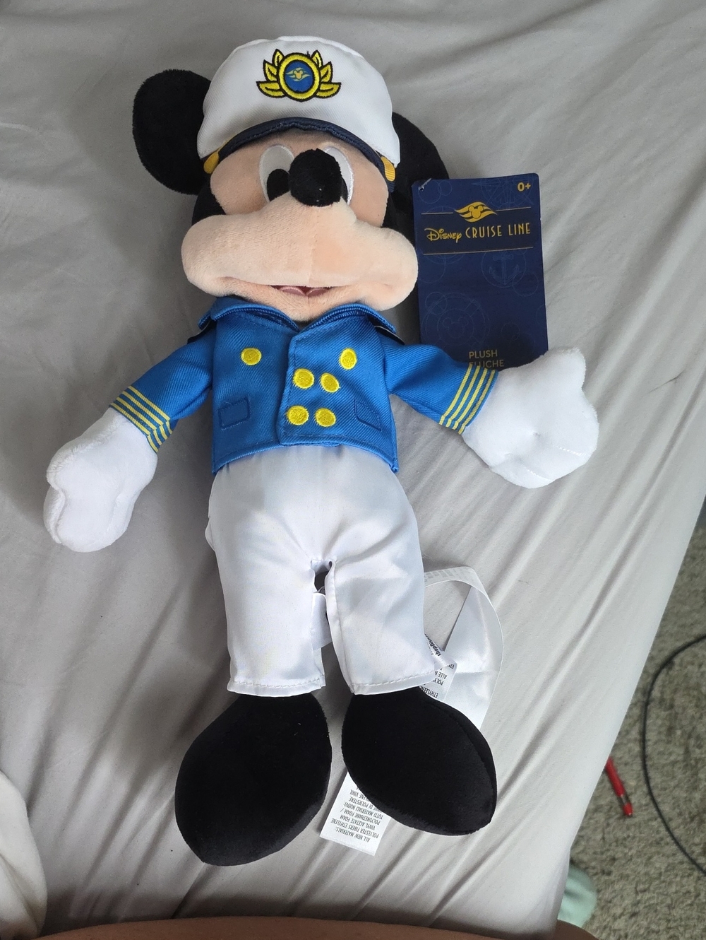 Disney Captain Mickey Plush - Blue, White & Yellow Accents